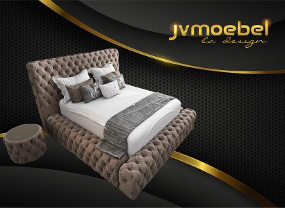 Bed Textile Bedroom Furniture Luxury Modern Beds Chesterfield Boxspring new